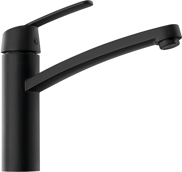 Tap SAPHO LISON pedestal basin mixer, black matt MJ125B ...