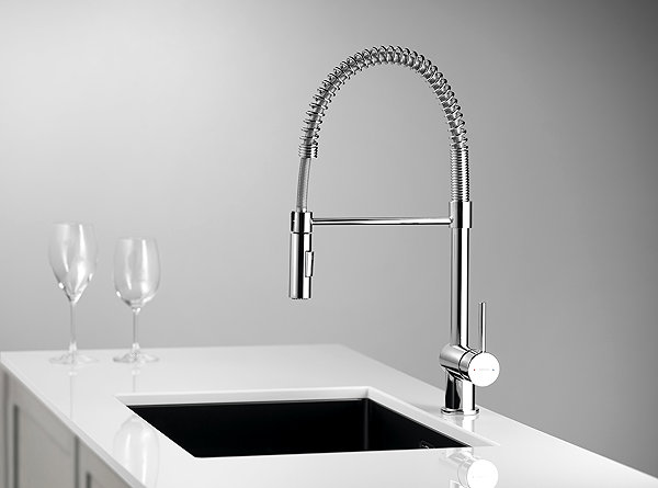Tap SAPHO MOOVAN pedestal basin mixer with shower, chrome FF125 ...
