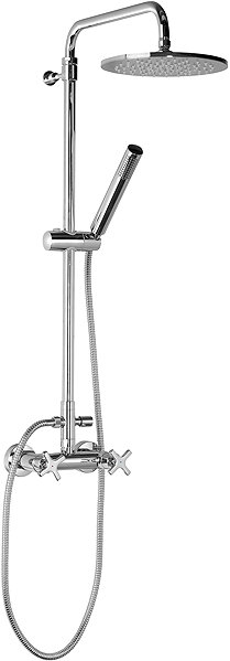 Tap SAPHO TRAX wall-mounted shower mixer for column 990E, chrome 686R ...