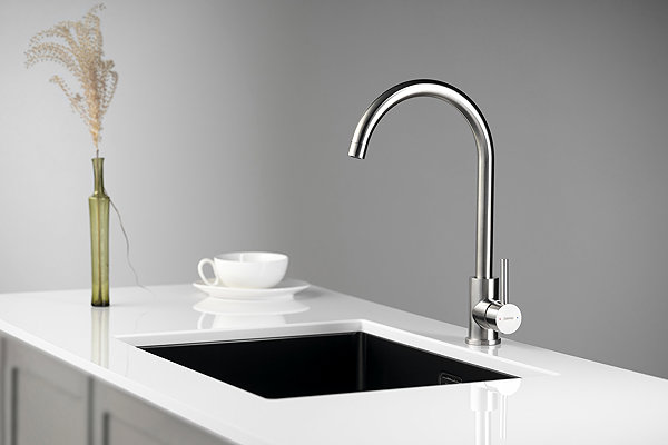 Tap SAPHO TRONA Triple lever basin mixer, nickel JK649NK ...