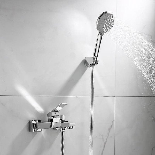 Tap AQUALINE RITMO wall-mounted bath mixer, chrome ...