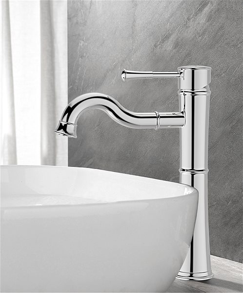 Tap SAPHO ATENA high basin mixer without spout, chrome ZB006 ...