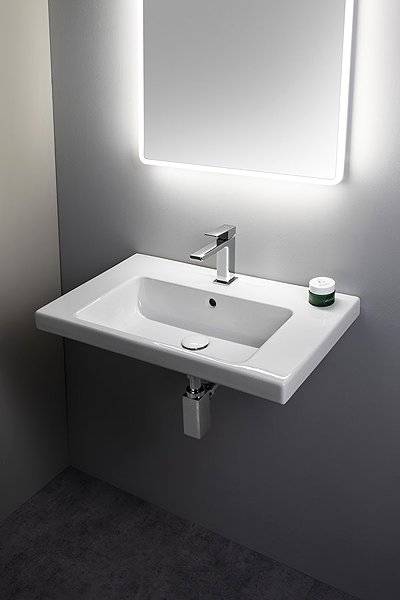 Tap SAPHO CUBEMIX basin mixer without waste, chrome CM002 ...