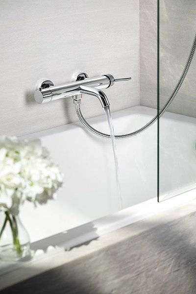 Tap SAPHO ICONIC wall-mounted bath mixer, chrome AF010 ...
