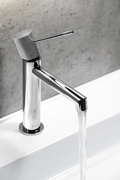 Tap SAPHO SOLARIS pedestal basin mixer without waste, chrome WD002 ...