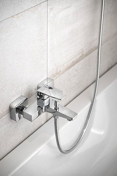 Tap SAPHO TURSI wall-mounted bath mixer, chrome TI010 ...