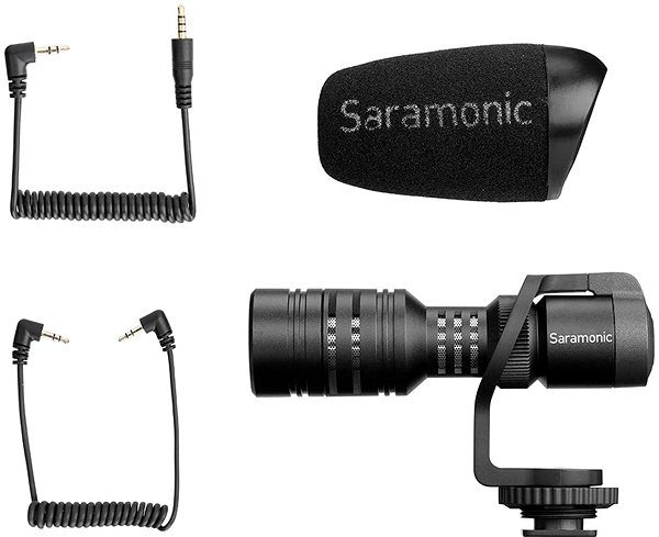Microphone Saramonic Vmic Mini Package content