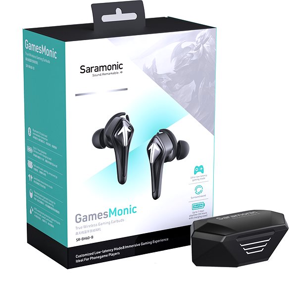 Wireless Headphones Saramonic SR-BH60-B Packaging/box