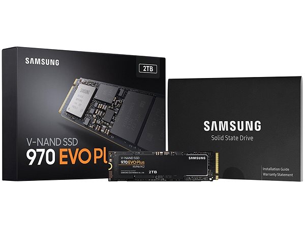SSD Samsung 970 EVO PLUS 2000GB Package content