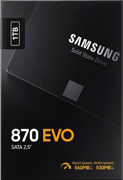 SSD meghajtó Samsung 870 EVO 1TB Csomagolás/doboz