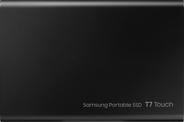 External Hard Drive Samsung Portable SSD T7 Touch 500GB black Back page