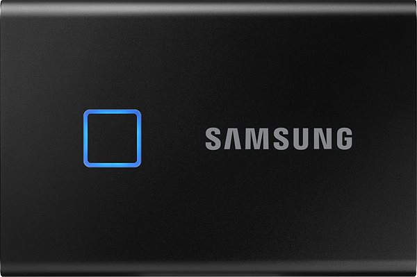 External Hard Drive Samsung Portable SSD T7 Touch 500GB black Screen