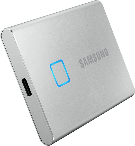 External Hard Drive Samsung Portable SSD T7 Touch 500GB Silver Connectivity (ports)