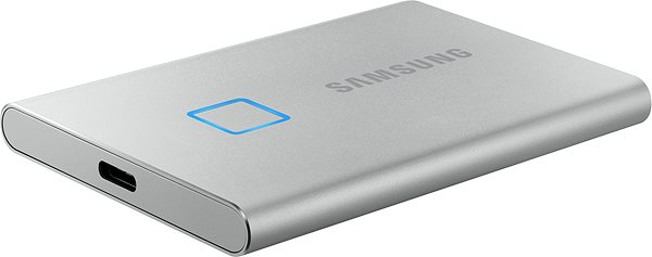 External Hard Drive Samsung Portable SSD T7 Touch 2TB Silver Connectivity (ports)