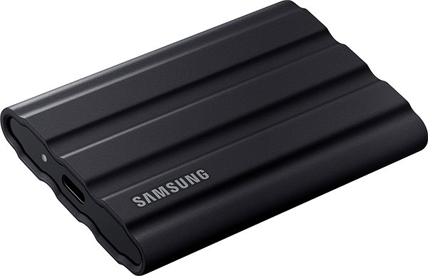 Externý disk Samsung Portable SSD T7 Shield 1 TB čierny Bočný pohľad