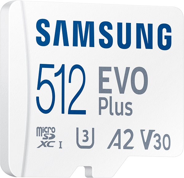 Memóriakártya Samsung MicroSDXC 512GB EVO Plus 2024 + SD adapter ...