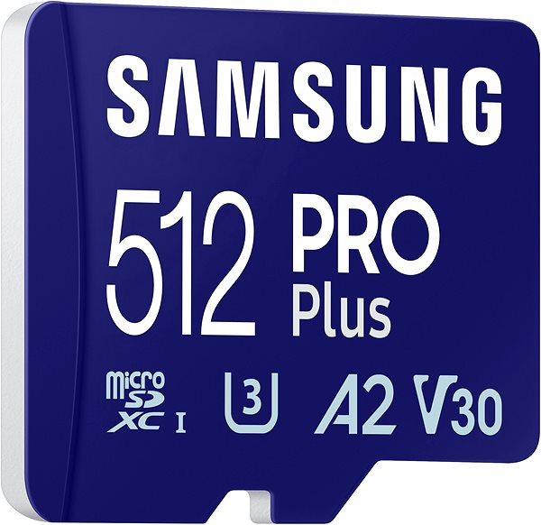 Memóriakártya Samsung MicroSDXC 512GB PRO Plus + USB adapter (2023) ...