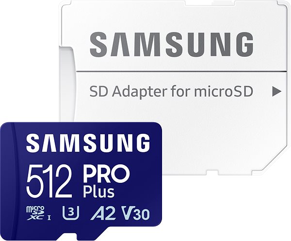 Speicherkarte Samsung MicroSDXC 512 GB PRO Plus + SD-Adapter (2023) ...