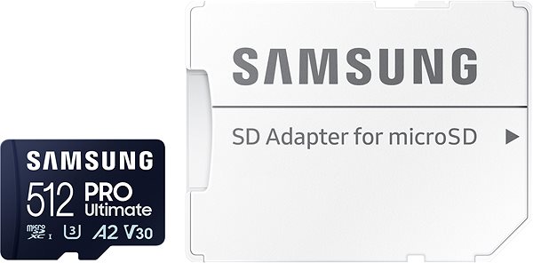 Speicherkarte Samsung MicroSDXC 512 GB PRO Ultimate  + SD-Adapter ...