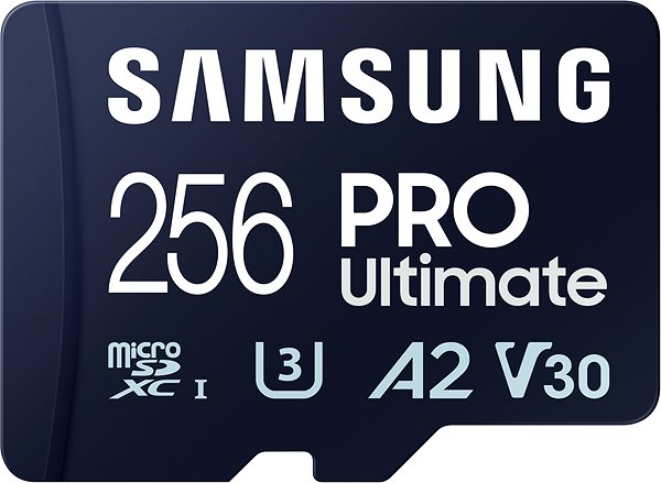 Memóriakártya Samsung MicroSDXC 256 GB PRO Ultimate + USB adapter (2023) ...