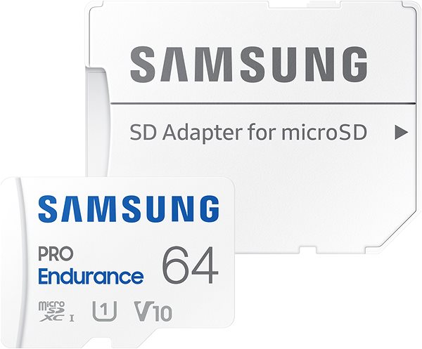 Memóriakártya Samsung MicroSDXC 64GB PRO Endurance + SD adapter ...