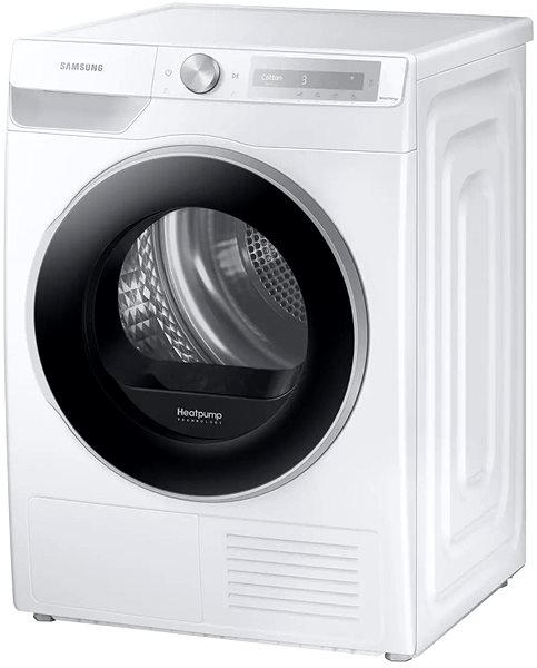 Clothes Dryer SAMSUNG DV90T6240LH/S7 Lateral view