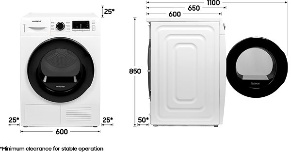 Clothes Dryer SAMSUNG DV90TA240AE/LE Technical draft