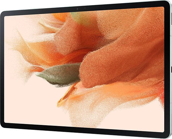 Tablet Samsung Galaxy Tab S7 FE 4 GB / 64 GB Mystic Green Seitlicher Anblick