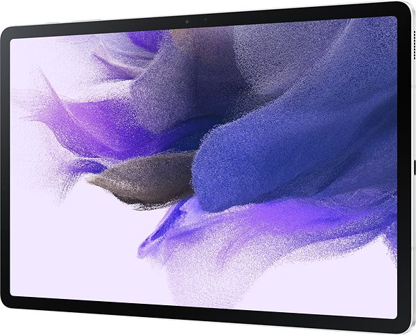 Tablet Samsung Galaxy TAB S7 FE 5G strieborný Bočný pohľad