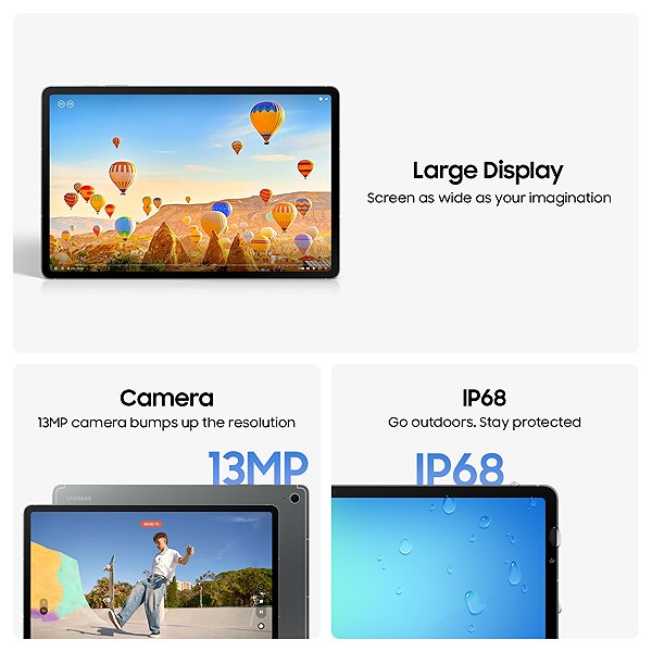 Tablet Samsung Galaxy Tab S10 FE+ 8GB/128GB Silver ...