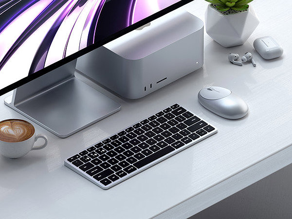 Keyboard Satechi Slim X1 Bluetooth Keyboard Silver - US ...