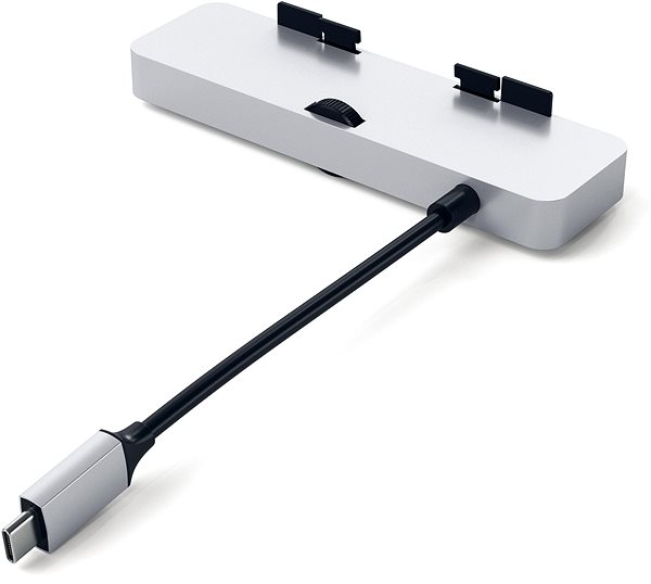 Port Replicator Satechi Aluminium Type-C CLAMP PRO Hub (3x USB 3.0, MicroSD) - Silver Connectivity (ports)