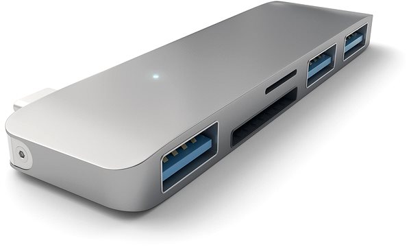 Port Replicator Satechi Aluminium Type-C USB COMBO Hub (3x USB 3.0, MicroSD) - Space Grey Connectivity (ports)