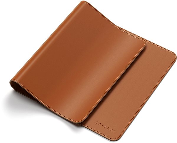 Podložka pod myš Satechi Eco Leather DeskMate - Brown  Vlastnosti/technologie
