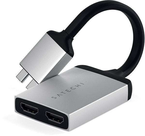 Port Replicator Satechi Type-C Dual HDMI Adapter - Silver Connectivity (ports)