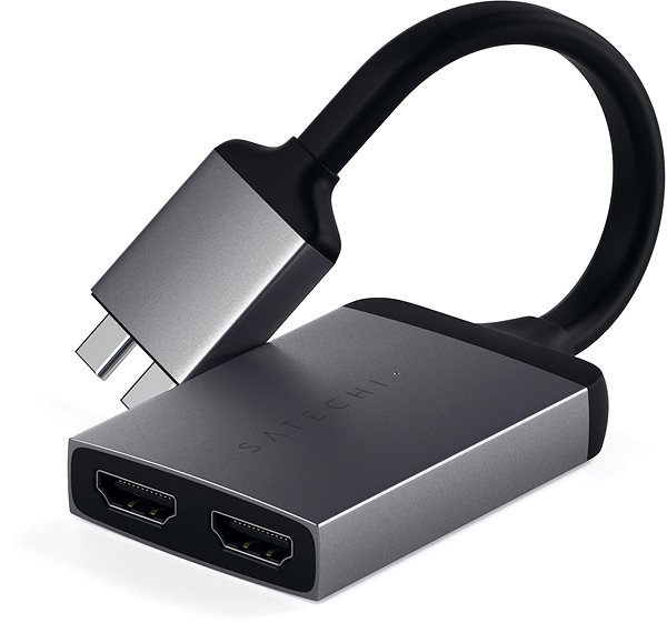 Port Replicator Satechi Type-C Dual HDMI Adapter - Space Grey Connectivity (ports)