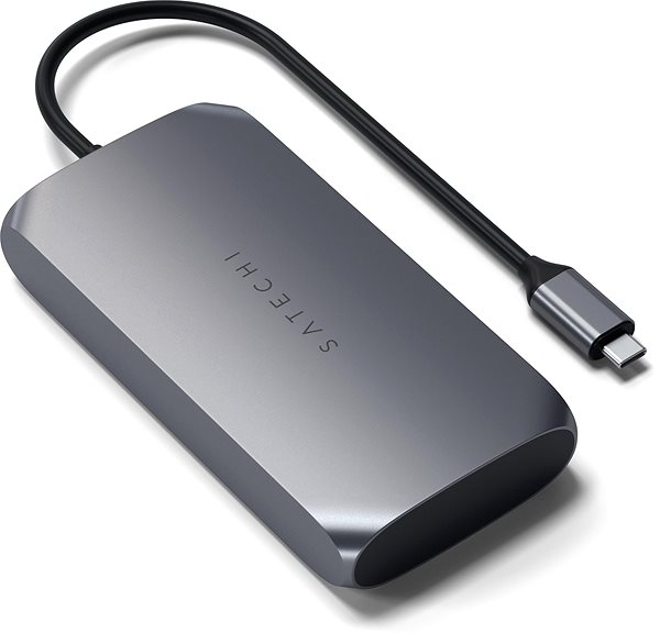 Replikátor portov Satechi Aluminium USB-C Multimedia Adapter M1 Grey ...