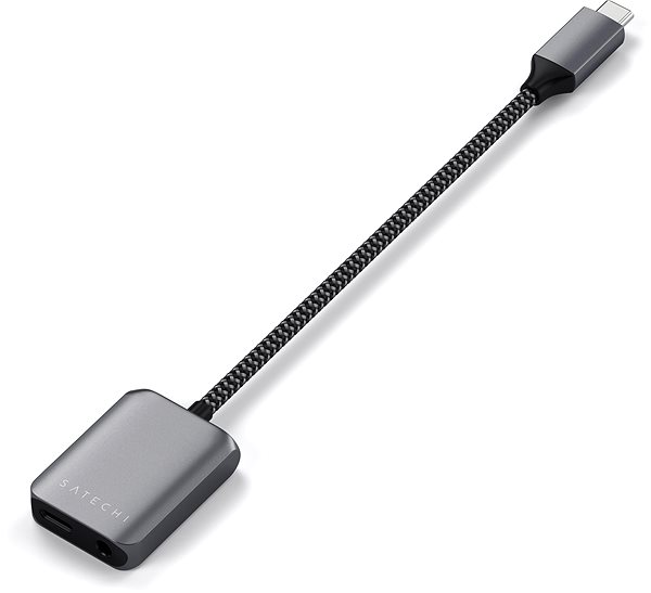 Port replikátor Satechi USB-C to 3,5mm Audio and PD Adapter - Space Grey ...