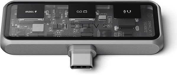 USB Hub Satechi Mobile XR Hub with dual USB-C and Audio - Space Gray ...