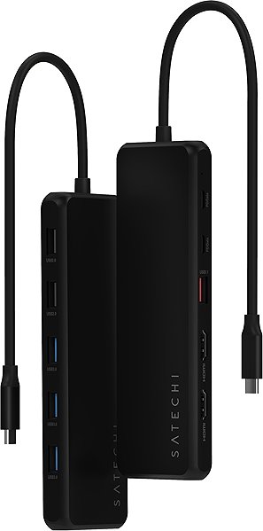 USB Hub Satechi 13-in-1 USB-C Triple Display Multiport Adapter - Black ...