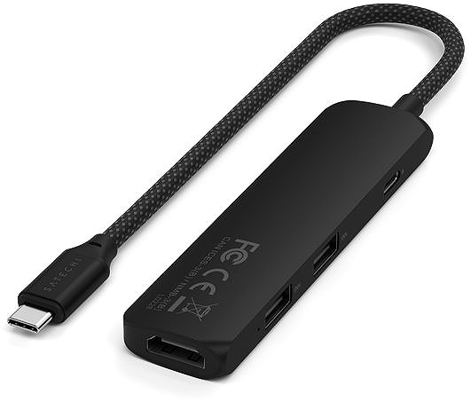USB Hub Satechi 4in1 USB-C Slim Multiport Adapter 4K - Black ...