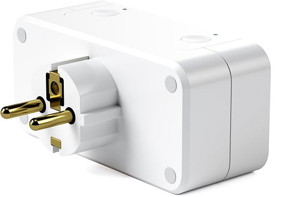 Okos konnektor Satechi Apple Homekit Dual Smart Outlet (EU), fehér ...