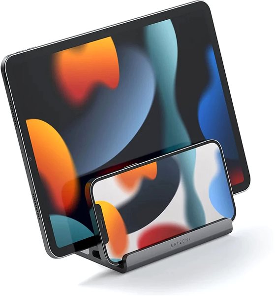 Laptop-Ständer Satechi Dual Vertical Laptop Stand for MBPro and iPad ...