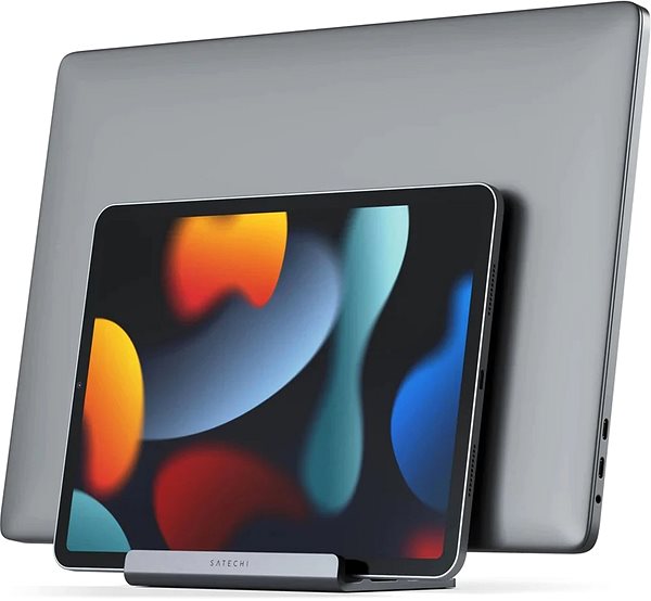 Laptop-Ständer Satechi Dual Vertical Laptop Stand for MBPro and iPad ...