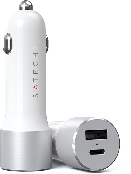 Auto-Ladegerät Satechi 72W Type-C PD Car Charger - Silver ...