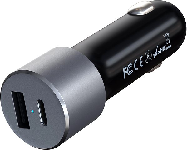 Auto-Ladegerät Satechi 72W Type-C PD Car Charger - Space Grey ...