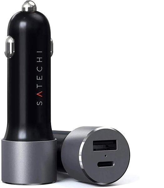 Auto-Ladegerät Satechi 72W Type-C PD Car Charger - Space Grey ...