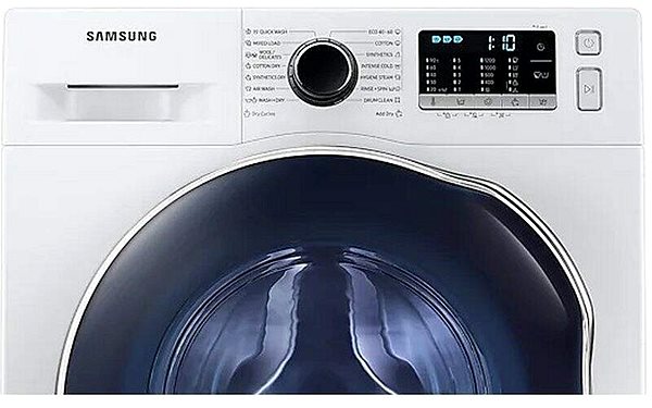 Steam Washing Machine with Dryer SAMSUNG WD8NK52E0AW/LE ...