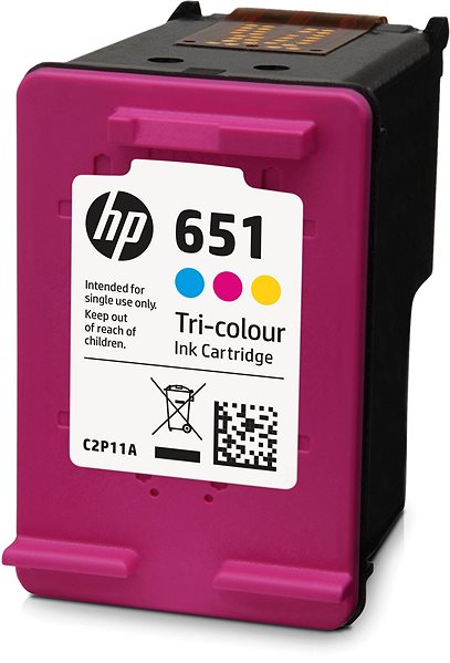 Tintapatron HP C2P11AE sz. 651 színes ...