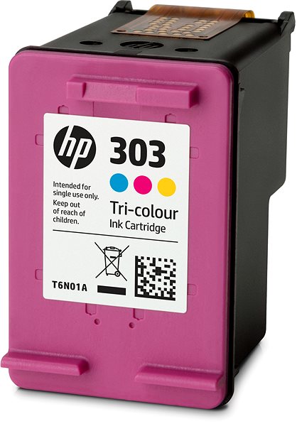 Tintapatron HP T6N01AE No. 303 háromszínű ...